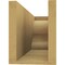 Ekena Millwork 6in. W x 8in. H x 20in. L Asheboro Woodgrain TimberThane Rafter Tail, Primed Tan RFTUR06X08X20ASHRCPR - alternate 3